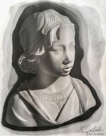 Bust of a Child - Live Study